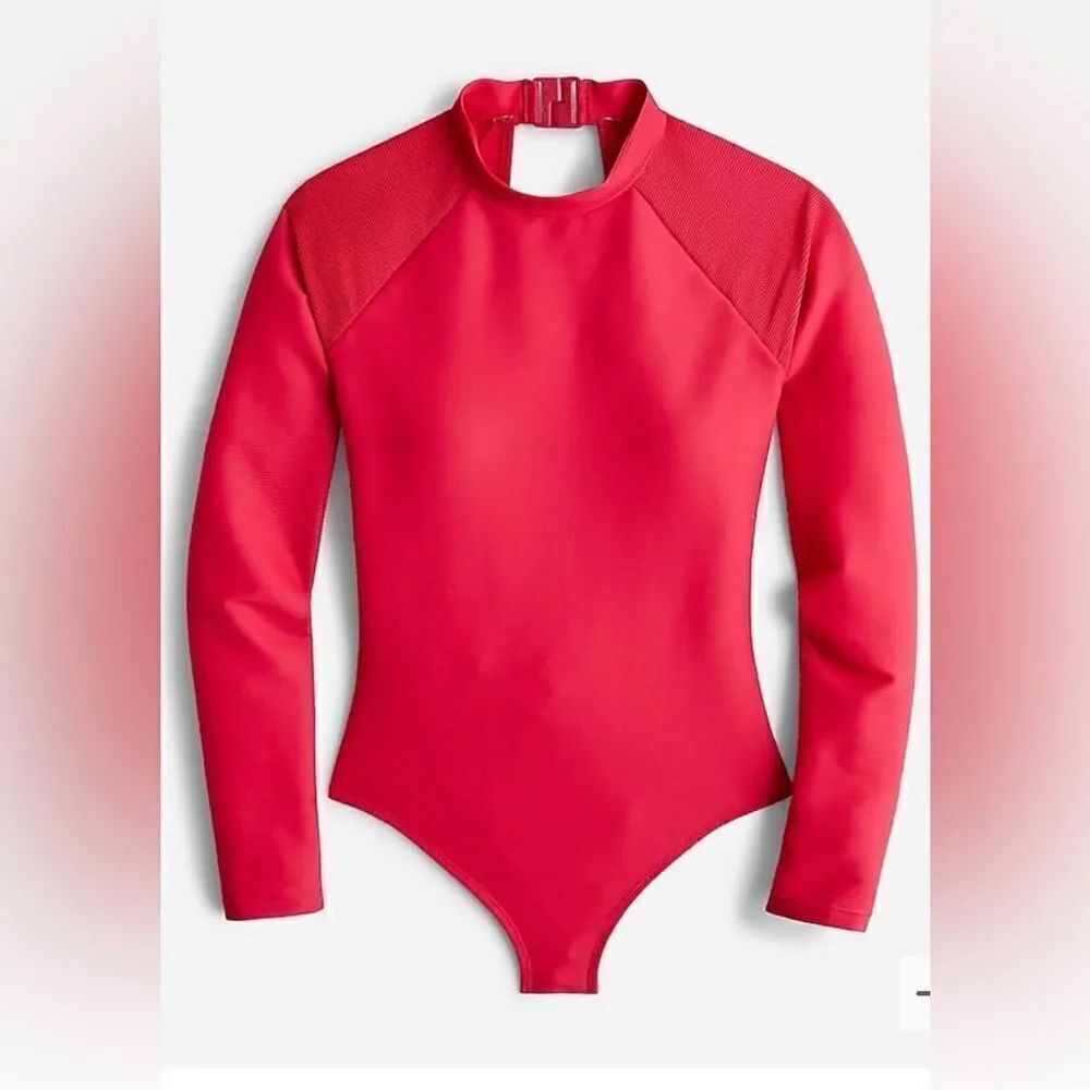 J.Crew Active ribbed long-sleeve one-piece NWT Size 24